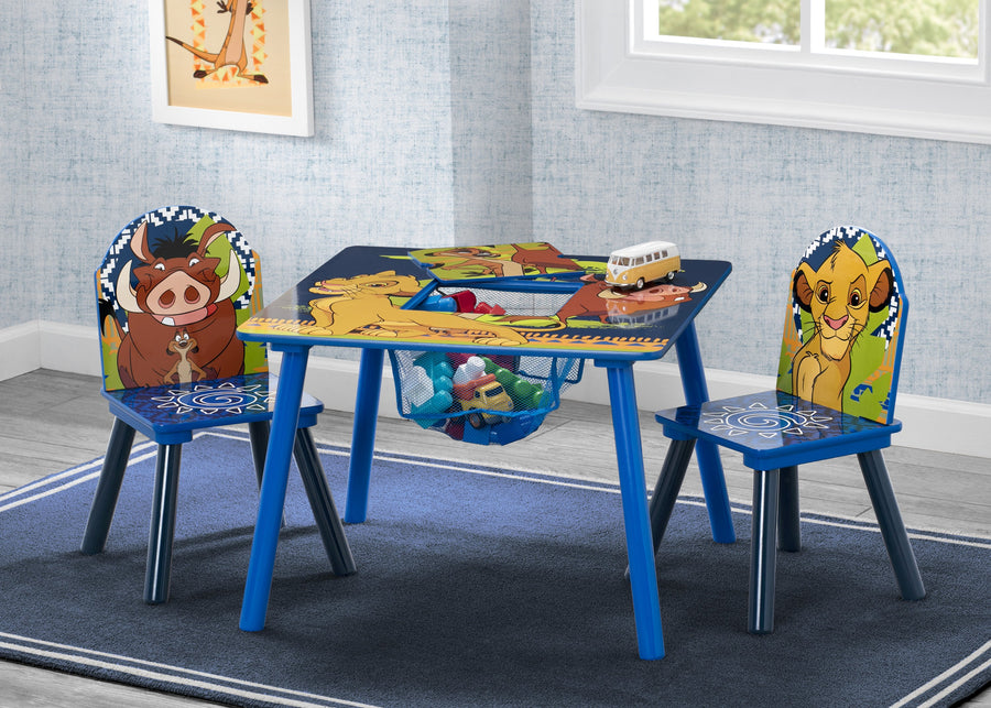 The Lion King (1079) 1-The Lion King Table and Chair Set with Storage