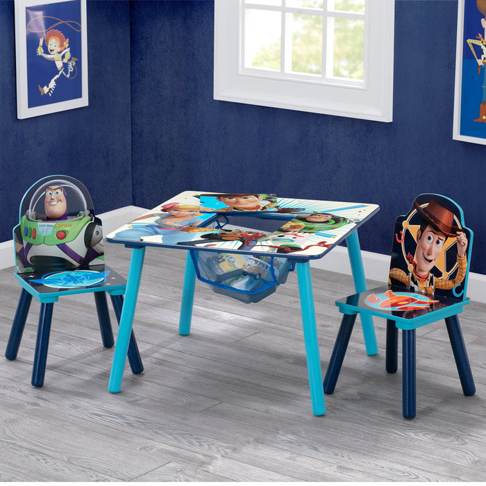 Toy Story (1096) 2-Toy Story 4 Table and Chair Set with Storage by Delta Children
