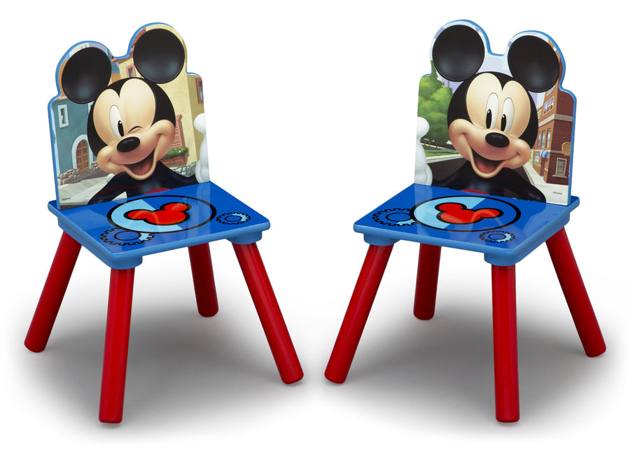 Mickey Hot Dog (1054) 4-Mickey Mouse Kids Table and Chair Set with Storage
