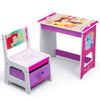 Delta Children Princess Kids Wood Desk and Chair Set 8-Princess Kids Wood Desk and Chair Set