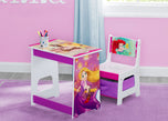 Delta Children Princess Kids Wood Desk and Chair Set, Hangtag View Disney Princess (1034)