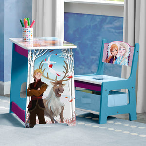 Frozen 2 (1097) 9-Frozen II Kids Wood Desk and Chair Set