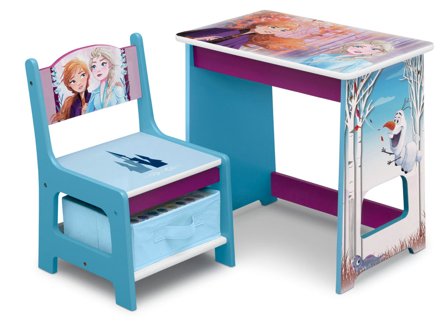 Frozen 2 (1097) 3-Frozen II Kids Wood Desk and Chair Set
