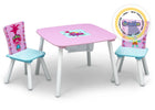 Delta Children Trolls World Tour 1177 Table and Chair Set with Storage, Right Silo View 2-Trolls World Tour Table and Chair Set with Storage