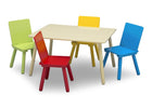 Kids Table and Chair Set (4 Chairs Included) 15-Kids Table and Chair Set (4 Chairs Included)