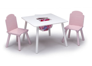 Light Pink and White (4003) 0-Finn Table and Chair Set