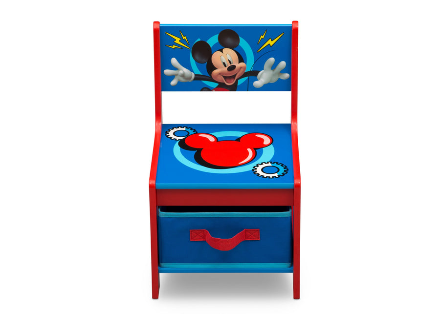Mickey Mouse (1054) Mickey Hot Dog (1054) 4-Mickey Mouse Kids Wood Desk and Chair Set