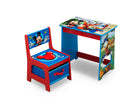 Mickey Mouse (1054) Mickey Hot Dog (1054) 3-Mickey Mouse Kids Wood Desk and Chair Set