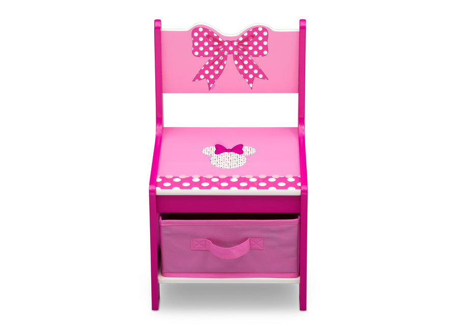 Minnie Mouse (1063) 5-Minnie Mouse Kids Wood Desk and Chair Set