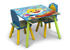 Baby Shark (1127) 2-Baby Shark Kids Table and Chair Set With Storage