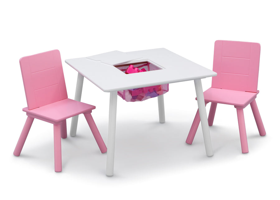 Kids Table and Chair Set with Storage (2 Chairs Included) 8-Kids Table and Chair Set with Storage (2 Chairs Included)
