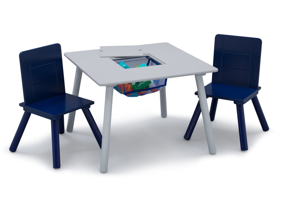 Kids Table and Chair Set with Storage (2 Chairs Included) 3-Kids Table and Chair Set with Storage (2 Chairs Included)