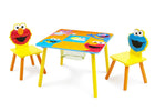 Sesame Street (1151) 4-Sesame Street Table and Chair Set with Storage