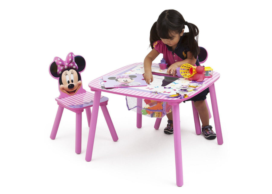 Minnie Mouse (1058) 3-Minnie Mouse Table & Chair Set with Storage