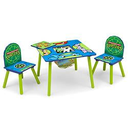Teenage Mutant Ninja Turtles Table & Chair Set with Storage 4-Teenage Mutant Ninja Turtles Table & Chair Set with Storage