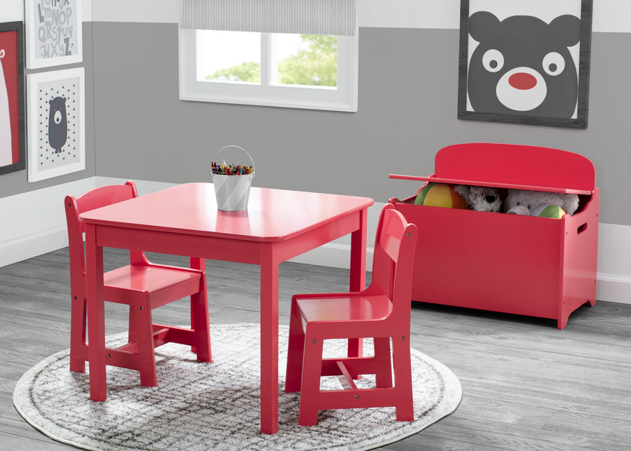 Watermelon (032C) 6-MySize Table and Chair Set