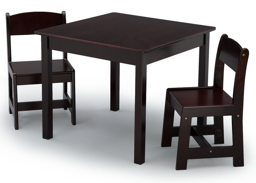 Dark Chocolate (207) 17-MySize Table and Chair Set