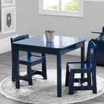 Delta Children Deep Blue 295C MySize Table & Chairs Set, Room View - Blue (295C) - Accessories
