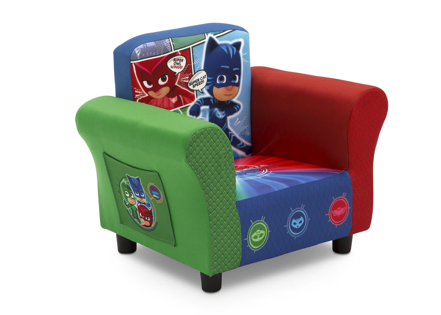 Delta Children PJ Masks (1170) Upholstered Chair (UP83582PJ), Hangtag, a1a 3-PJ Masks Upholstered Chair