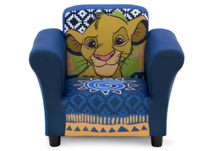 Delta Children The Lion King (1079) Kids Upholstered Chair, Front Silo View 2-The Lion King Kids Upholstered Chair