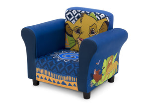 Delta Children The Lion King (1079) Kids Upholstered Chair, Left Silo View 3-The Lion King Kids Upholstered Chair