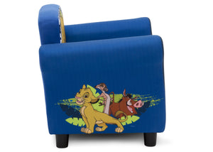 Delta Children The Lion King (1079) Kids Upholstered Chair, Right Side Silo View 4-The Lion King Kids Upholstered Chair