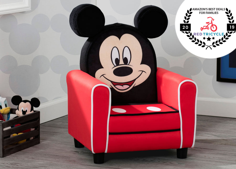 Mickey 1051 2-Mickey Mouse Figural Upholstered Kids Chair