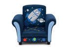 Delta Children Space Adventures (1223) Kids Upholstered Chair, Front Silo View 2-Space Adventures Kids Upholstered Chair