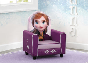 Delta Children Frozen II (1091) Anna Figural Upholstered Kids Chair, Hangtag View Frozen (1091) 0-Frozen II Anna Figural Upholstered Kids Chair