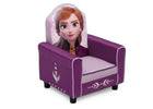 Delta Children Frozen II (1091) Anna Figural Upholstered Kids Chair, Right Silo View Frozen (1091) 4-Frozen II Anna Figural Upholstered Kids Chair