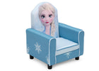 Delta Children Frozen II (1091) Elsa Figural Upholstered Kids Chair, Right Silo View Frozen (1091) 4-Frozen II Elsa Figural Upholstered Kids Chair
