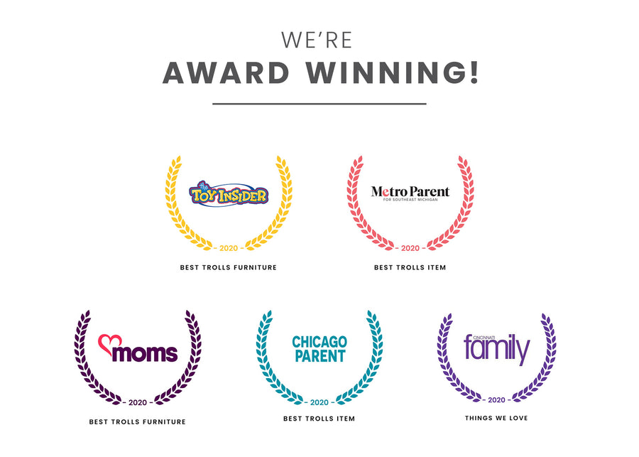 Delta Children Trolls World Tour 1177 8-Trolls World Tour Upholstered Chair