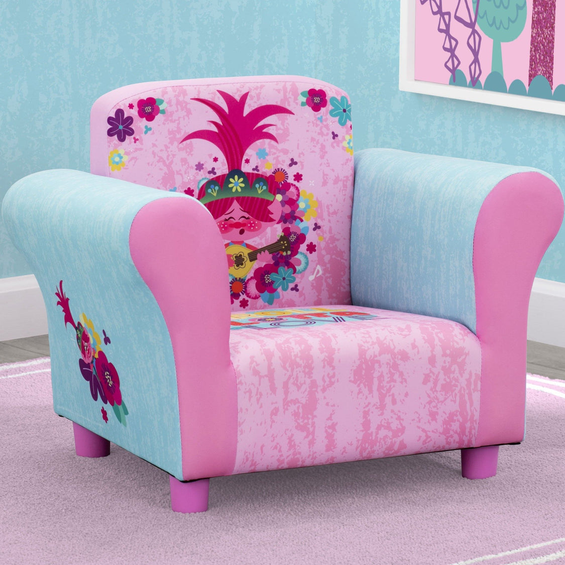 Delta Children Trolls World Tour (1177) Upholstered Chair