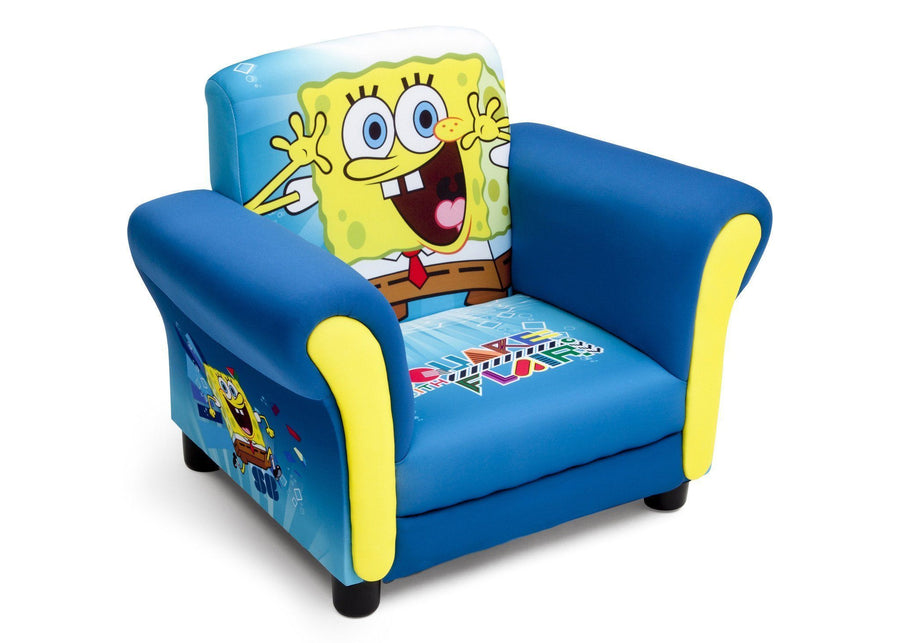 Delta Children SpongeBob Upholstered Chair Right Side View a1a Diego (1112) 1-SpongeBob Upholstered Chair