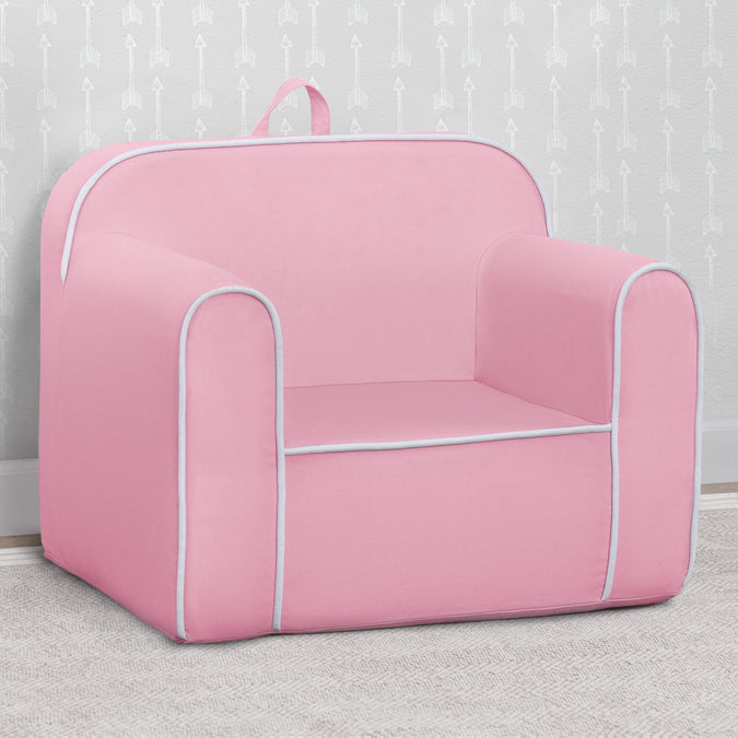 Pink and White (1187) 5-Cozee Chair for Kids