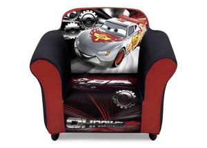 Cars Racers (1011), Front View 3-Disney/Pixar Cars Upholstered Chair (with Sculpted Plastic Frame)