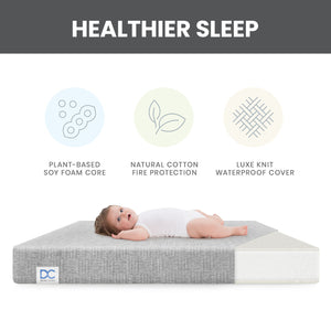No Color (NO) 0-Sweet Beginnings Dual Sided Baby Crib and Toddler Mattress