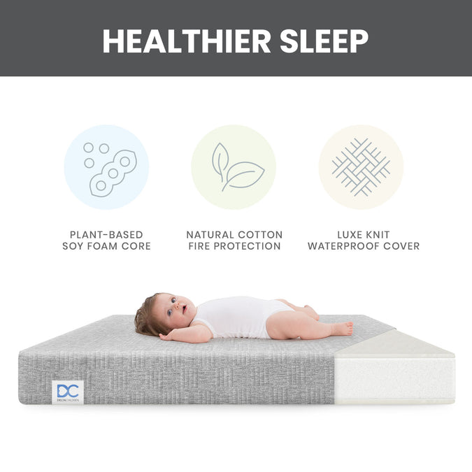 No Color (NO) 2-Sweet Beginnings Dual Sided Baby Crib and Toddler Mattress