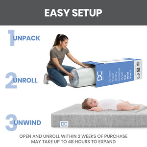 No Color (NO) 4-Sweet Beginnings Dual Sided Baby Crib and Toddler Mattress