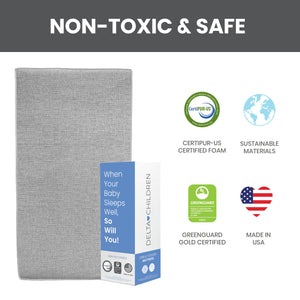 No Color (NO) 2-Sweet Beginnings Dual Sided Baby Crib and Toddler Mattress