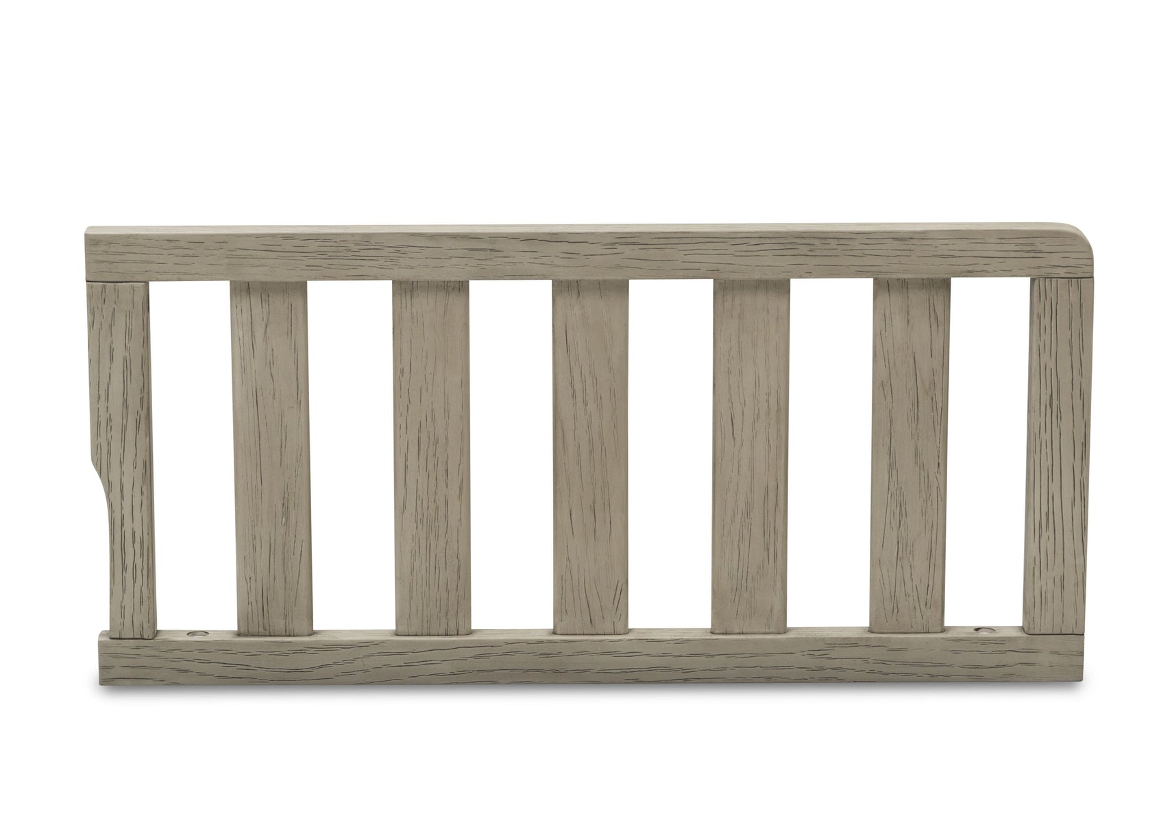 Delta Children Textured Limestone (1340) Toddler Guardrail W0061, Front Silo View