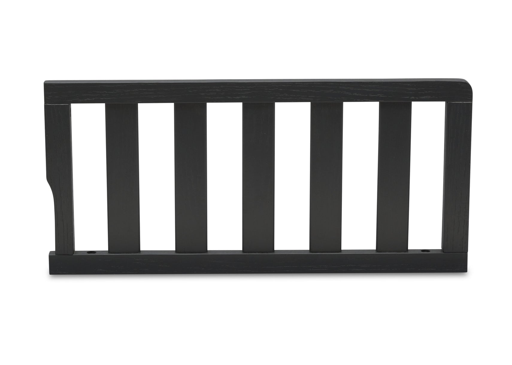 Delta Children Textured Midnight Grey (1347) Toddler Guardrail W0061, Front Silo View