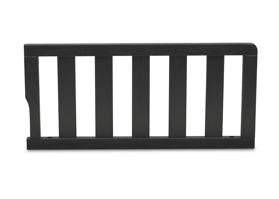 Delta Children Textured Midnight Grey (1347) Toddler Guardrail W0061, Front Silo View 3-Toddler Guardrail (W0061)