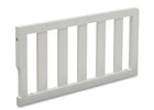 Delta Children Textured White (1349) Toddler Guardrail W0061, Right Silo View 6-Toddler Guardrail (W0061)