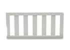 Delta Children Textured White (1349) Toddler Guardrail W0061, Front Silo View 5-Toddler Guardrail (W0061)