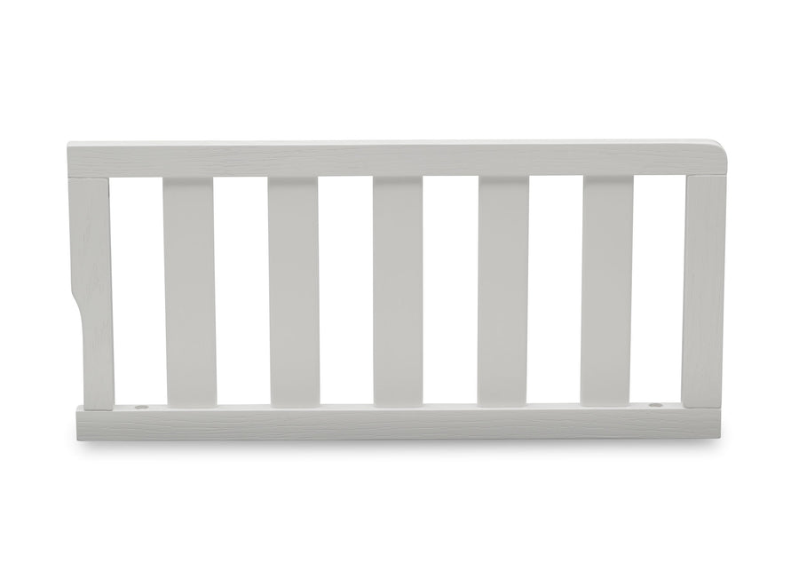 Delta Children Textured White (1349) Toddler Guardrail W0061, Front Silo View 5-Toddler Guardrail (W0061)