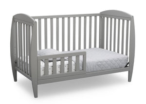 Delta Children Grey (026) Taylor 4-in-1 Convertible Crib (W10040), Silo Toddler Bed, a3a 13-Taylor 4-in-1 Convertible Crib