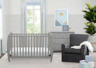 Grey (026) 1-Taylor 4-in-1 Convertible Crib
