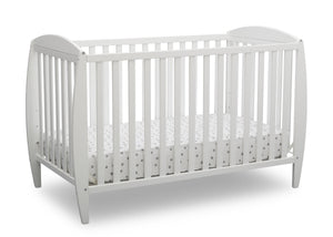 Delta Children Bianca White (130) Taylor 4-in-1 Convertible Crib (W10040), Silo Crib, b2b 4-Taylor 4-in-1 Convertible Crib