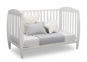 Delta Children Bianca White (130) Taylor 4-in-1 Convertible Crib (W10040), Silo Daybed, b4b 6-Taylor 4-in-1 Convertible Crib